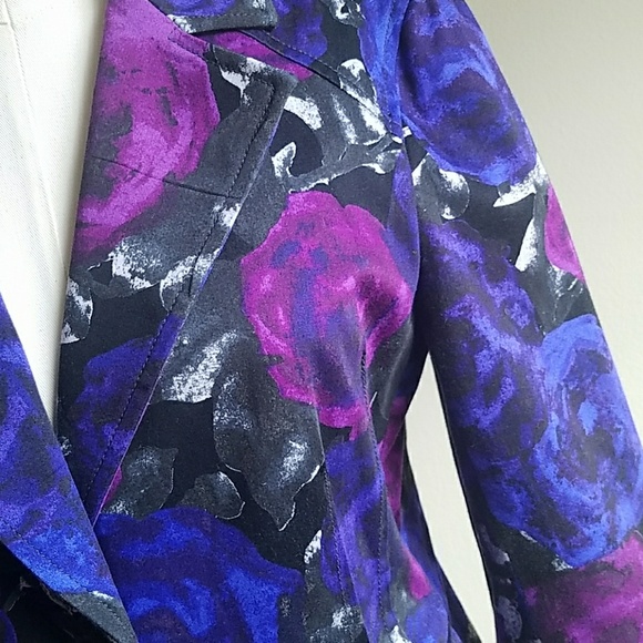 Michael Kors flower blazer EUC - Picture 2 of 9
